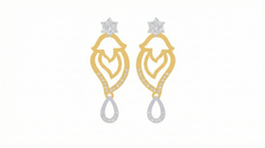 14K Gold & Diamond Women Engagement Earring KRI44025E