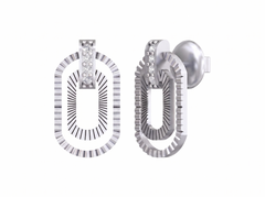 White Gold Diamond Earring | under 40k 