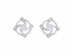 White Gold Diamond Earring | under 40k 