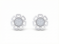 18K Gold & Diamond Women Stud Earring KRK40128E