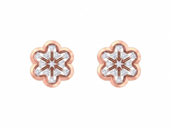 Rose Gold Diamond Earring | under 40k 