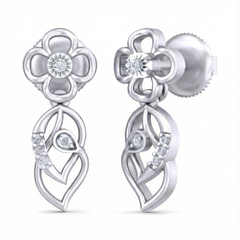 14K Gold & Diamond Women Dangler Earring KRB44054E