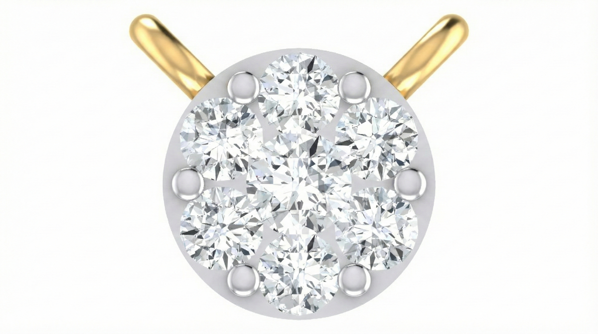 18K Gold & Diamond Round Mangalsutra For Women KRA90138