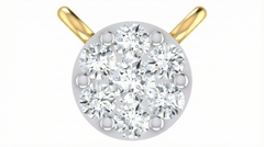 18K Gold & Diamond Round Mangalsutra For Women KRA90138