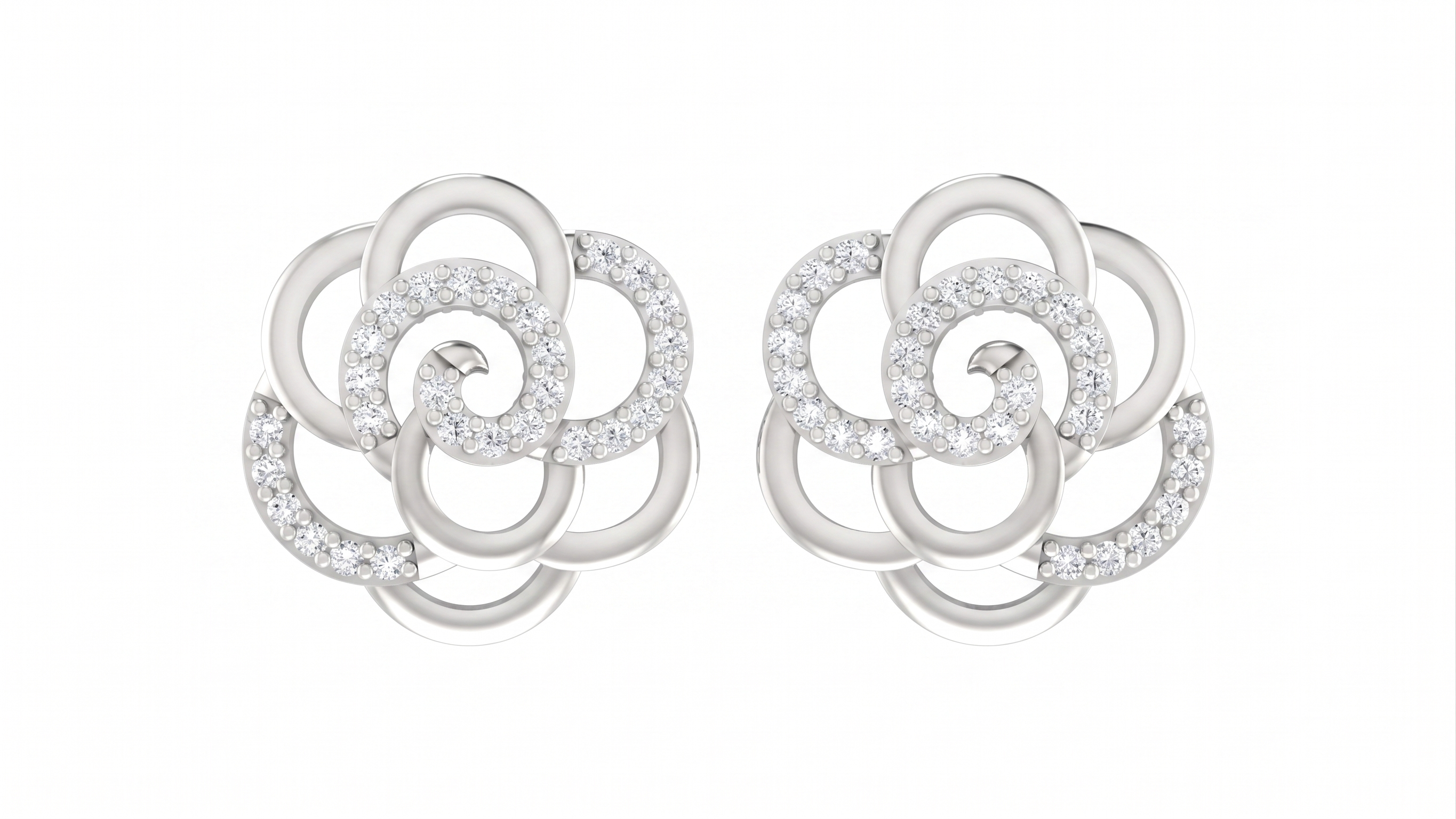 White Gold Diamond Earring | under 40k 