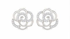 White Gold Diamond Earring | under 40k 