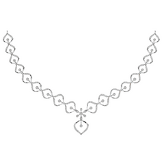 14K Gold & Diamond Dailywear Necklace Set KRH44040N