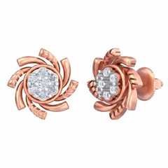 Gold & Diamond Women Stud Earring KEC40668E