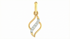 18K Gold & Diamond Dailywear PENDANT SET KRA40148P