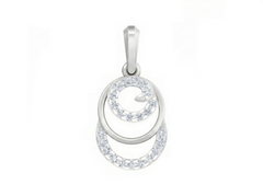 18K Gold & Diamond Dailywear Pendant KSK089