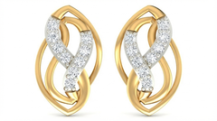 18K Gold & Diamond Women Stud Earring KRA40140E