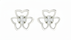 18K Gold & Diamond Women Stud Earring KRA40137E