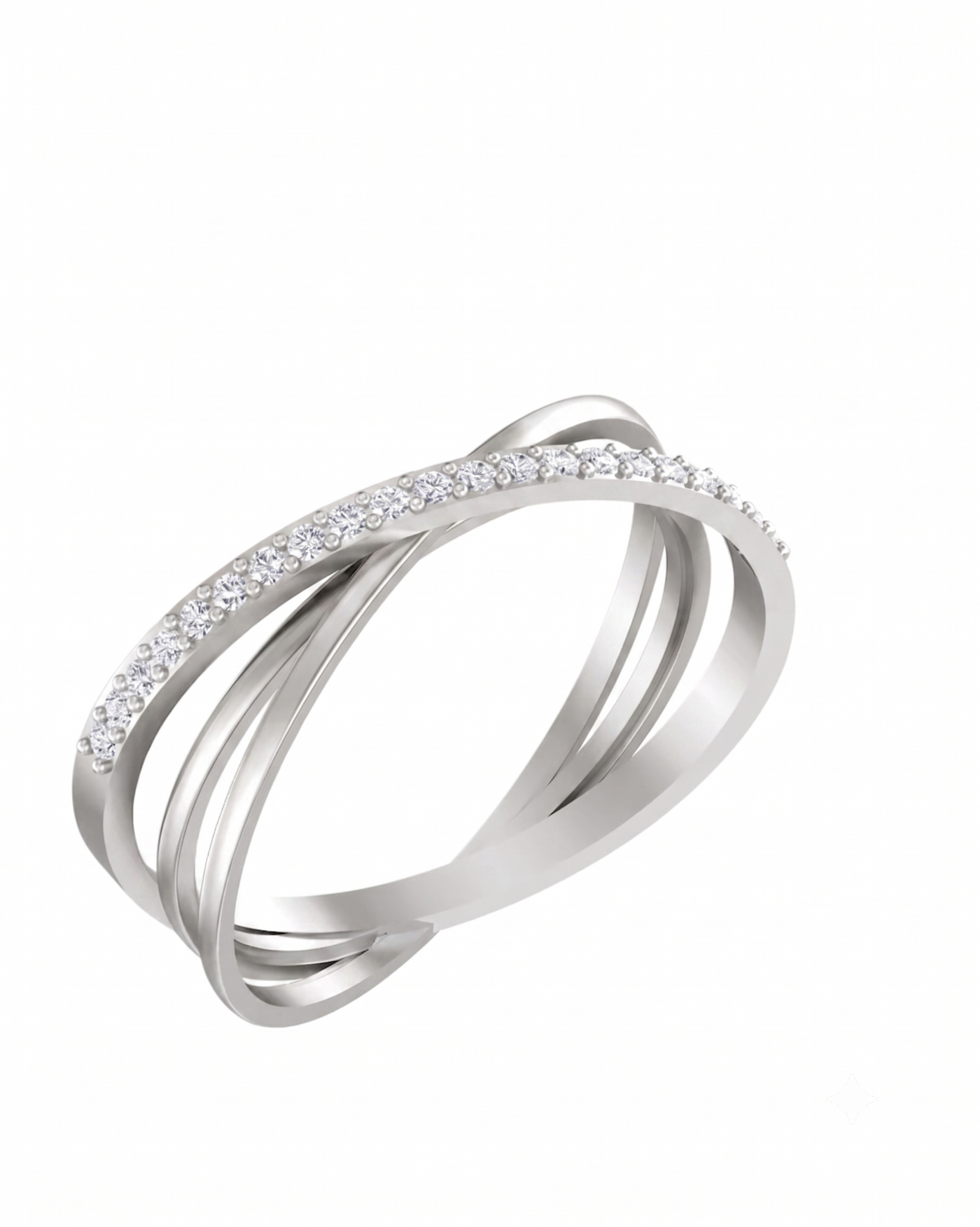Gold & Diamond Ring For Women KRB10211