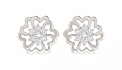 White Gold Diamond Earring | under 40k 
