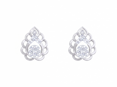 White Gold Diamond Earring | under 40k 