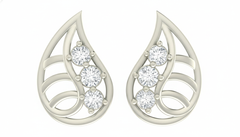 18K Gold & Diamond Women Stud Earring KRA40142E