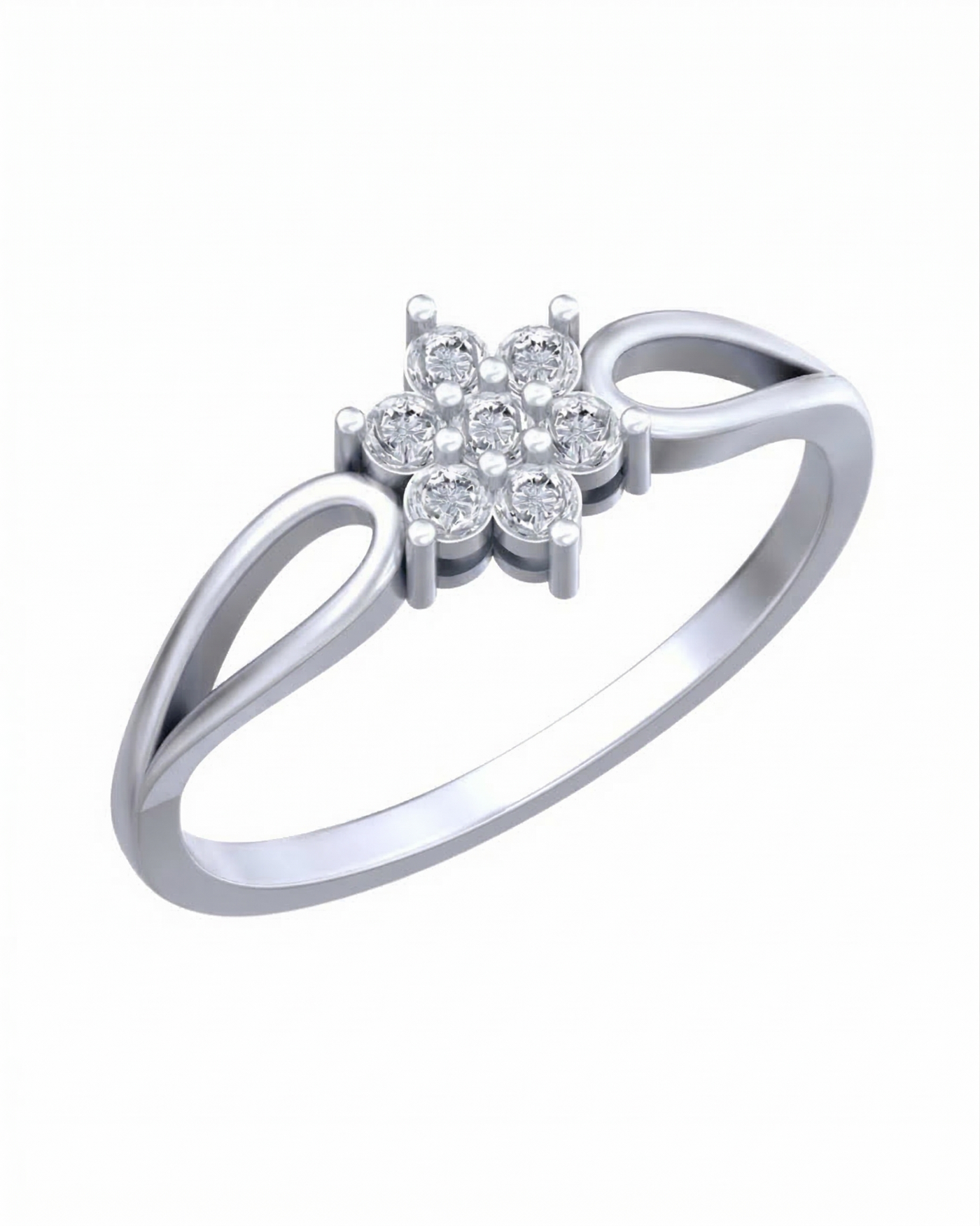 Gold & Diamond Engagement Ring For Women KRC10345
