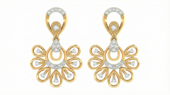 14K Gold & Diamond Women Earring KRB44109E-A