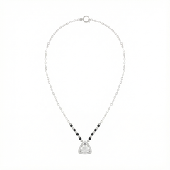 18K Gold & Diamond Beaded Mangalsutra For Women KRE90028