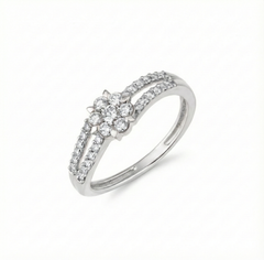 18K Gold & Diamond Ring For Women R1454PYD0003