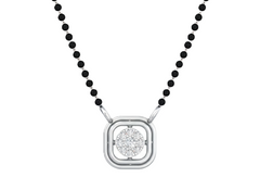Gold & Diamond Beaded Mangalsutra For Women KRB50034