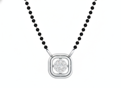 18K Gold & Diamond Beaded Mangalsutra For Women KSK198