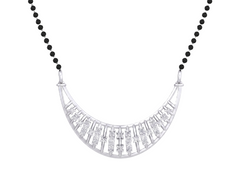 Gold & Diamond Beaded Mangalsutra For Women KRB50045