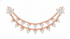 18K Gold & Diamond Floral Mangalsutra For Women KRL90128