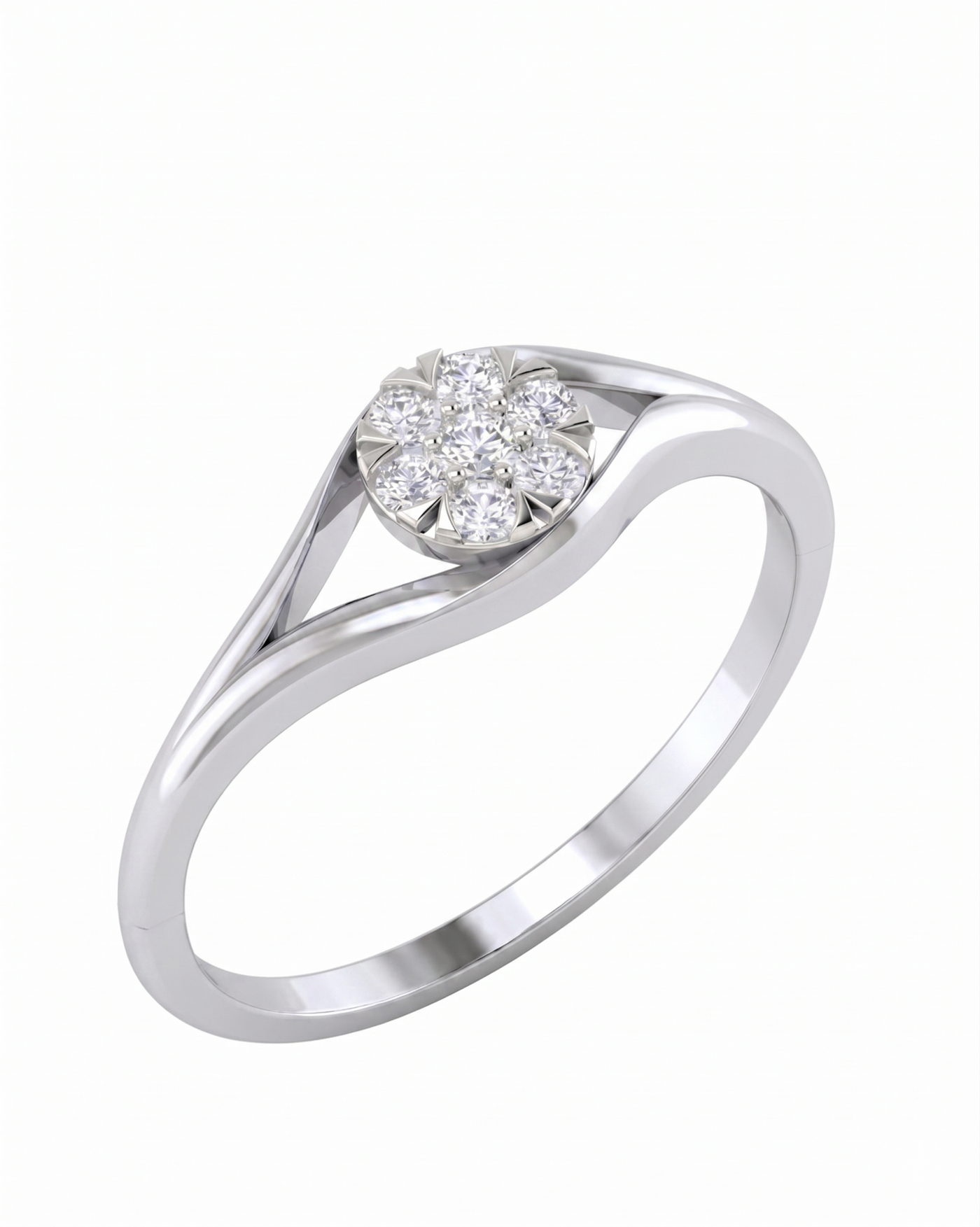 Gold & Diamond Ring For Women KRC10277