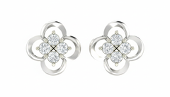 18K Gold & Diamond Women Stud Earring KRA40136E