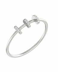 18K Gold & Diamond Dailywear Ring For Women KRB10469-A