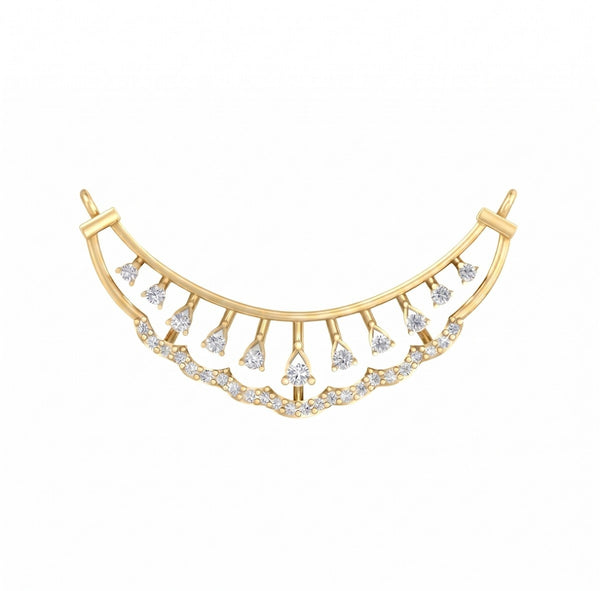 Gold & Diamond Bridal Mangalsutra For Women KRC50088