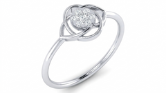 18K Gold & Diamond Dailywear Ring For Women KRA10576