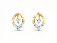 18K Gold & Diamond Women Stud Earring KRK30032