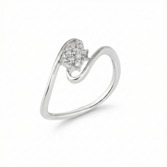 18K Gold & Diamond Ring For Women R0267MYD0333