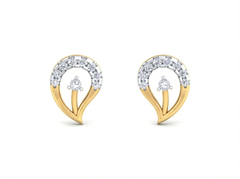 18K Gold & Diamond Women Stud Earring KRK30037