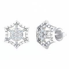 18K Gold & Diamond Women Stud Earring KRB40070E