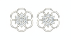 18K Gold & Diamond Women Stud Earring KRA40152E