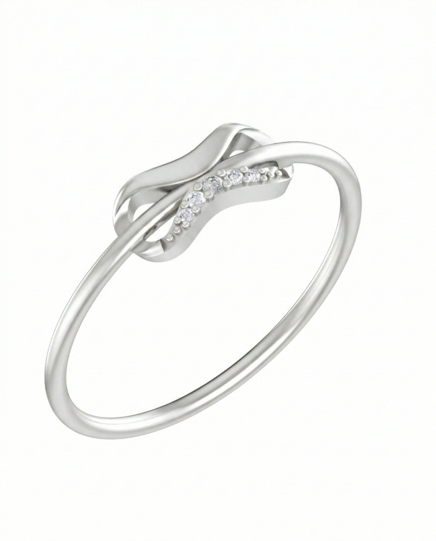 Gold & Diamond Dailywear Ring For Women KRC10328