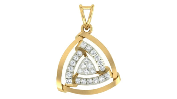Gold & Diamond Partywear PENDANT SET KRC40726