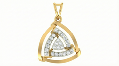18K Gold & Diamond Partywear PENDANT SET KRA40007P