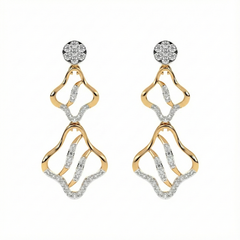 14K Gold & Diamond Women Engagement Earring KRH44044E