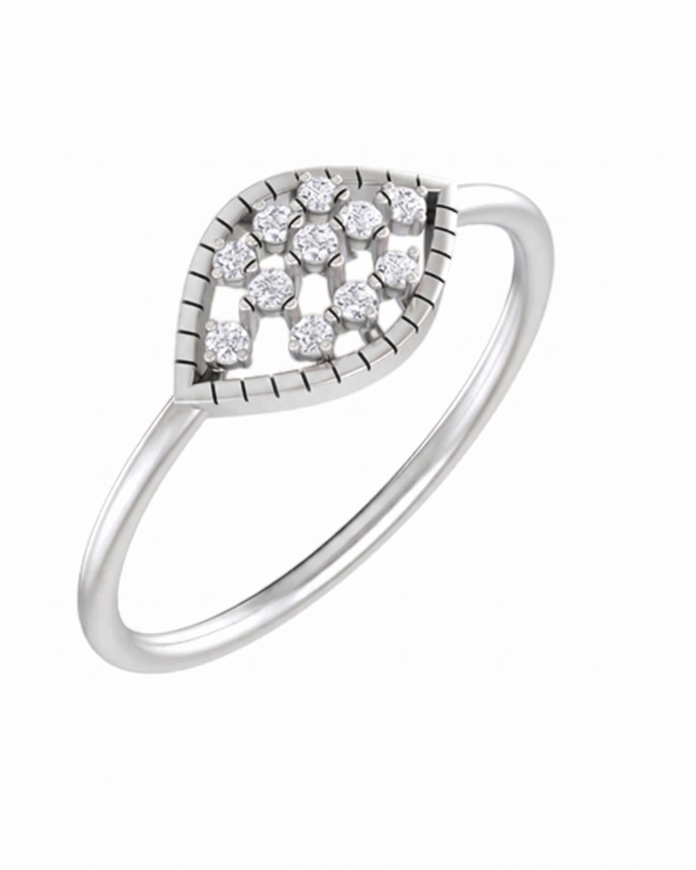 Gold & Diamond Dailywear Ring For Women KRB10135