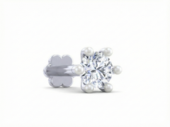 18K Gold & Diamond Stud Nose Pin KRK50266