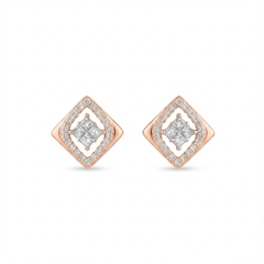 18K Gold & Diamond Women Earring EP6525AZYD0003