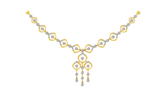 14K Gold & Diamond Dailywear Necklace Set KRB44113N-A
