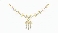 14K Gold & Diamond Dailywear Necklace Set KRB44113N-A