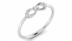 18K Gold & Diamond Dailywear Ring For Women KRA10582