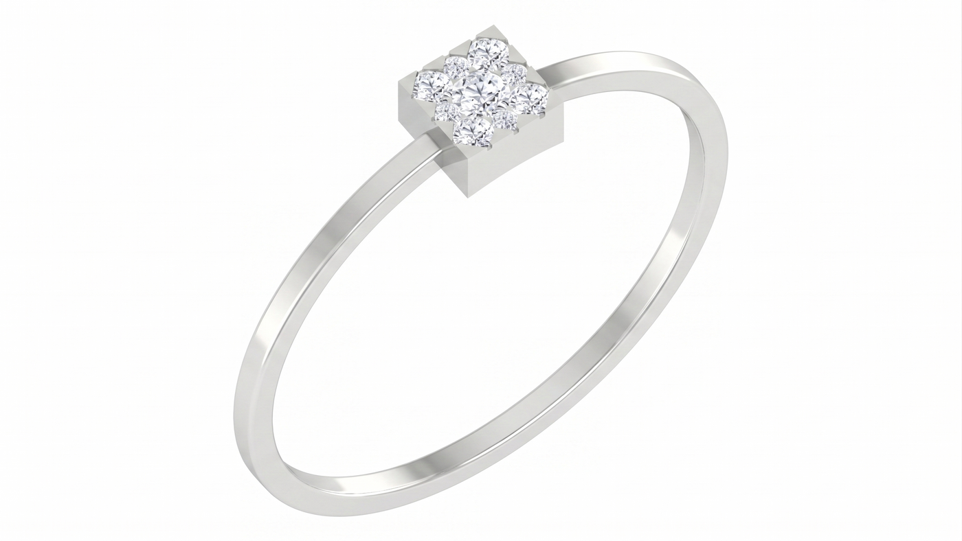 Gold & Diamond Ring For Women KRC10643