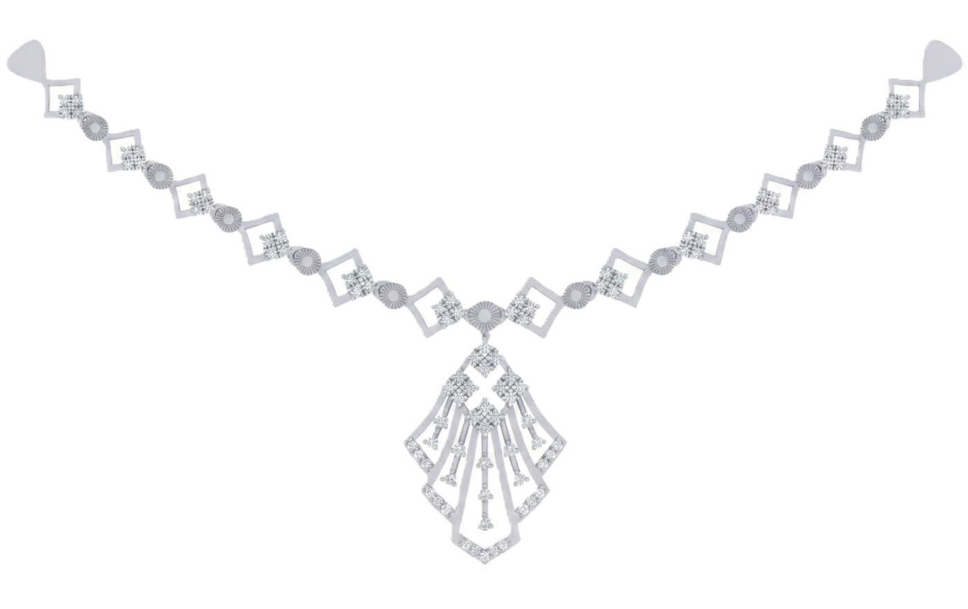 14K Gold & Diamond Dailywear Necklace Set KRB44103N